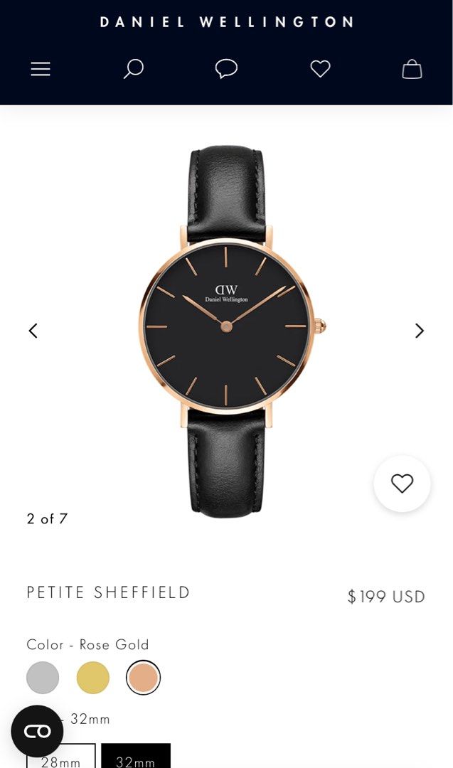 Daniel wellington sheffield top 32mm