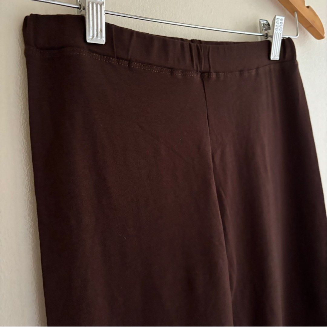 Dark Brown Leggings, Women's Fashion, Bottoms, Other Bottoms on Carousell