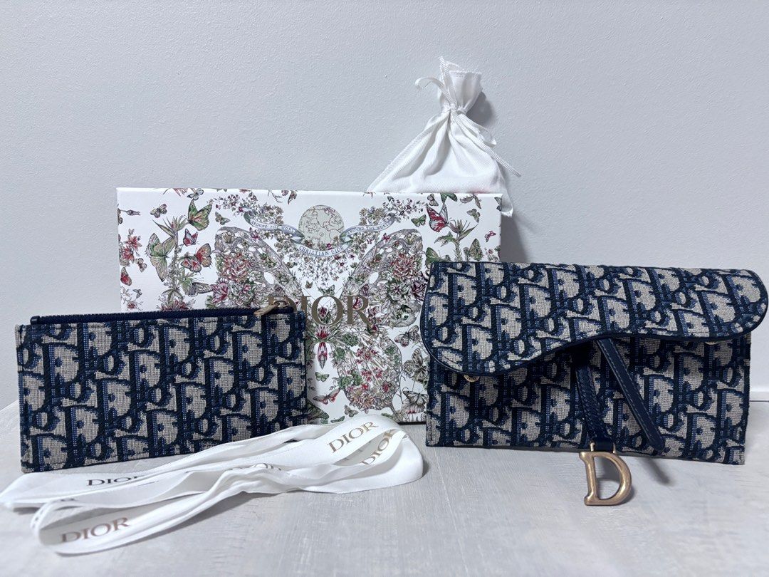 Christian dior outlet wallet on chain