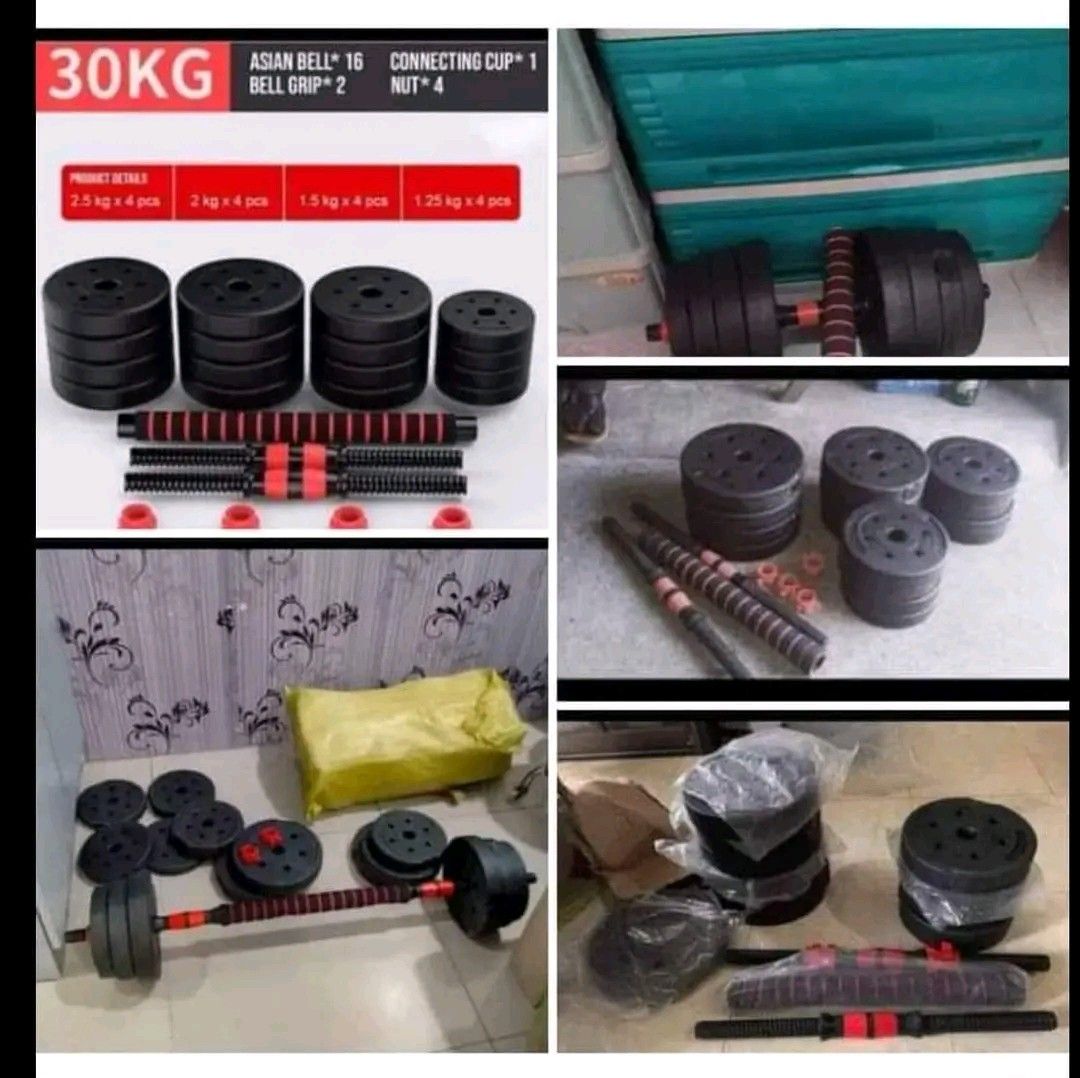 Dumbell Set 30kg (Category: Weights & Dumbbells) located in Manila. Submitted by bongsy.2 (Listing ID 1276953327, Image 1). Description: .