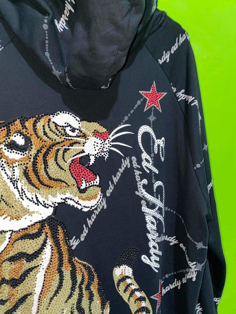 Ed hardy hoodie XL Men s Fashion Coats Jackets and Outerwear on Carousell
