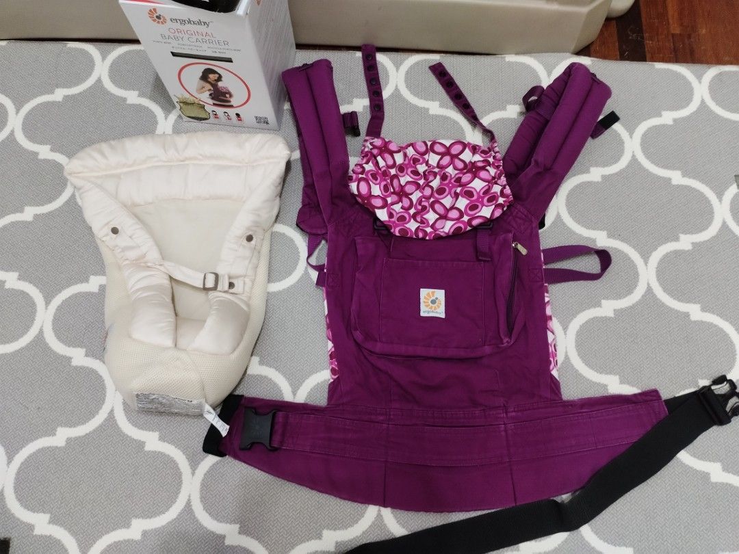 Ergobaby Original Baby Carrier and Cool Mesh Infant Insert