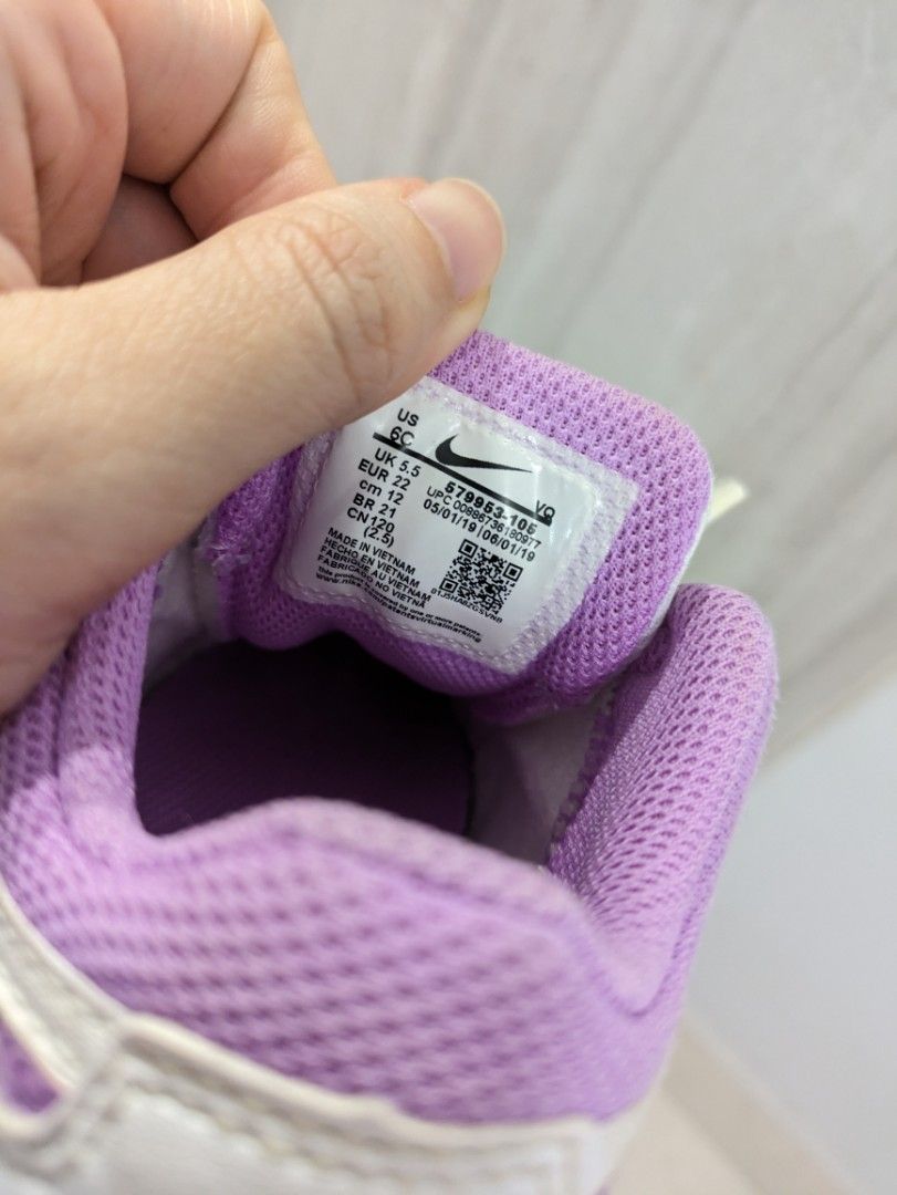White and purple nike shoes online