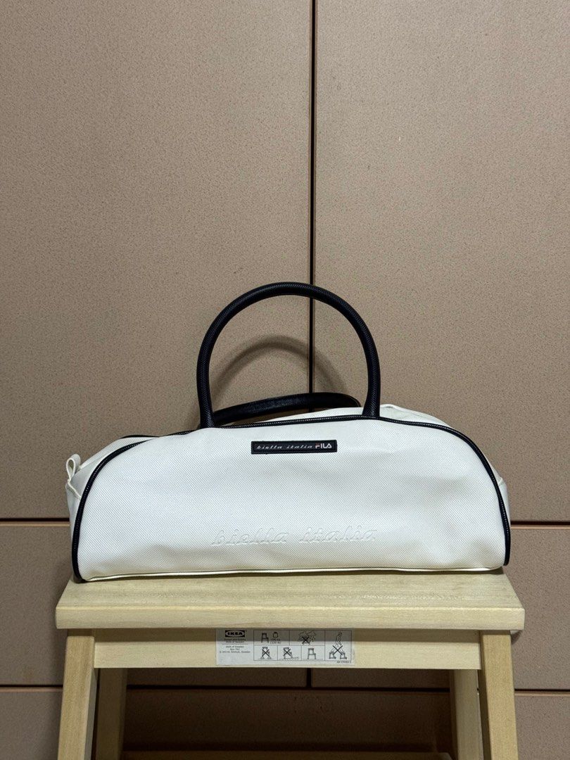 White bowler clearance bag