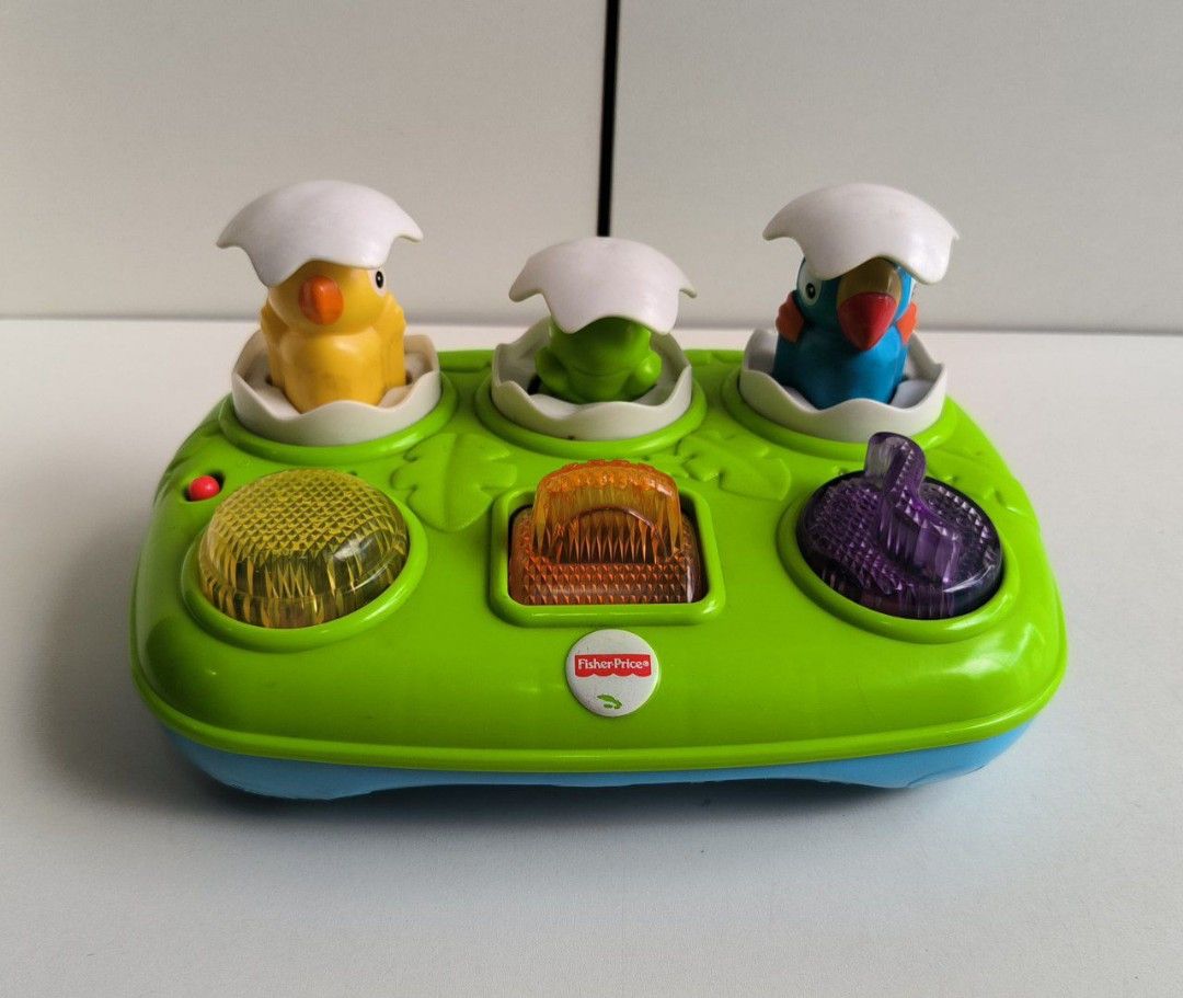Fisher price musical pop up eggs sale