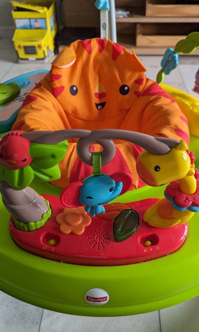 FisherPrice Tiger Time Jumperoo With Music Lights SouFisher