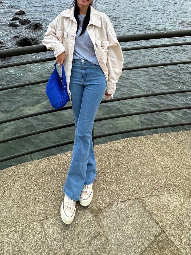 Flair Jeans (Category: Jeans) located in Muntinlupa City. Submitted by _ccallan2 (Listing ID 1276483487, Image 2). Description: Best fits XS (around 24 in waist). For reference I'm 5'1" Love love this jeans but it's too tight on my thighs 😩 really flattering promise!! used it a couple of times but it's still in its peak condition. No issues..