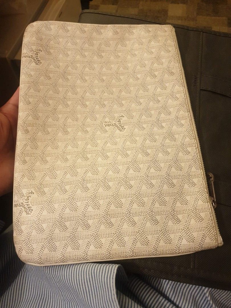 Goyard 2025 clutch white