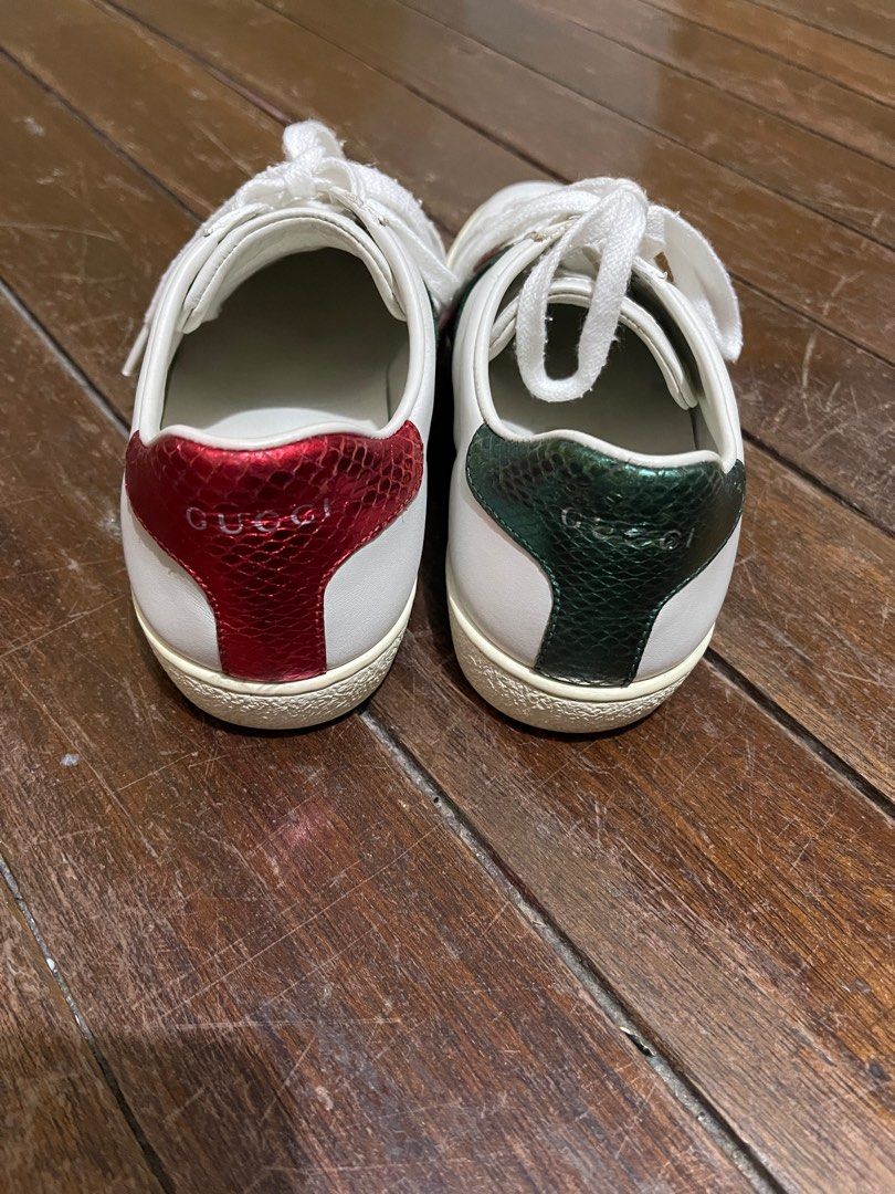 Gucci ace sneakers back clearance