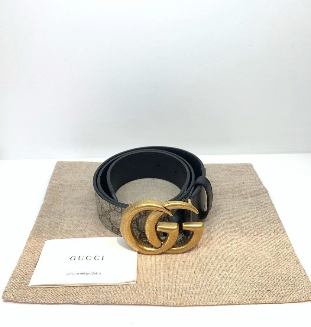 Gucci Gold Buckle Belt