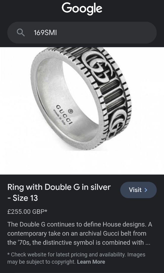 Poshmark gucci ring sales