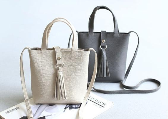 Handcarry bag sling bag Cream Grey Only Women s Fashion