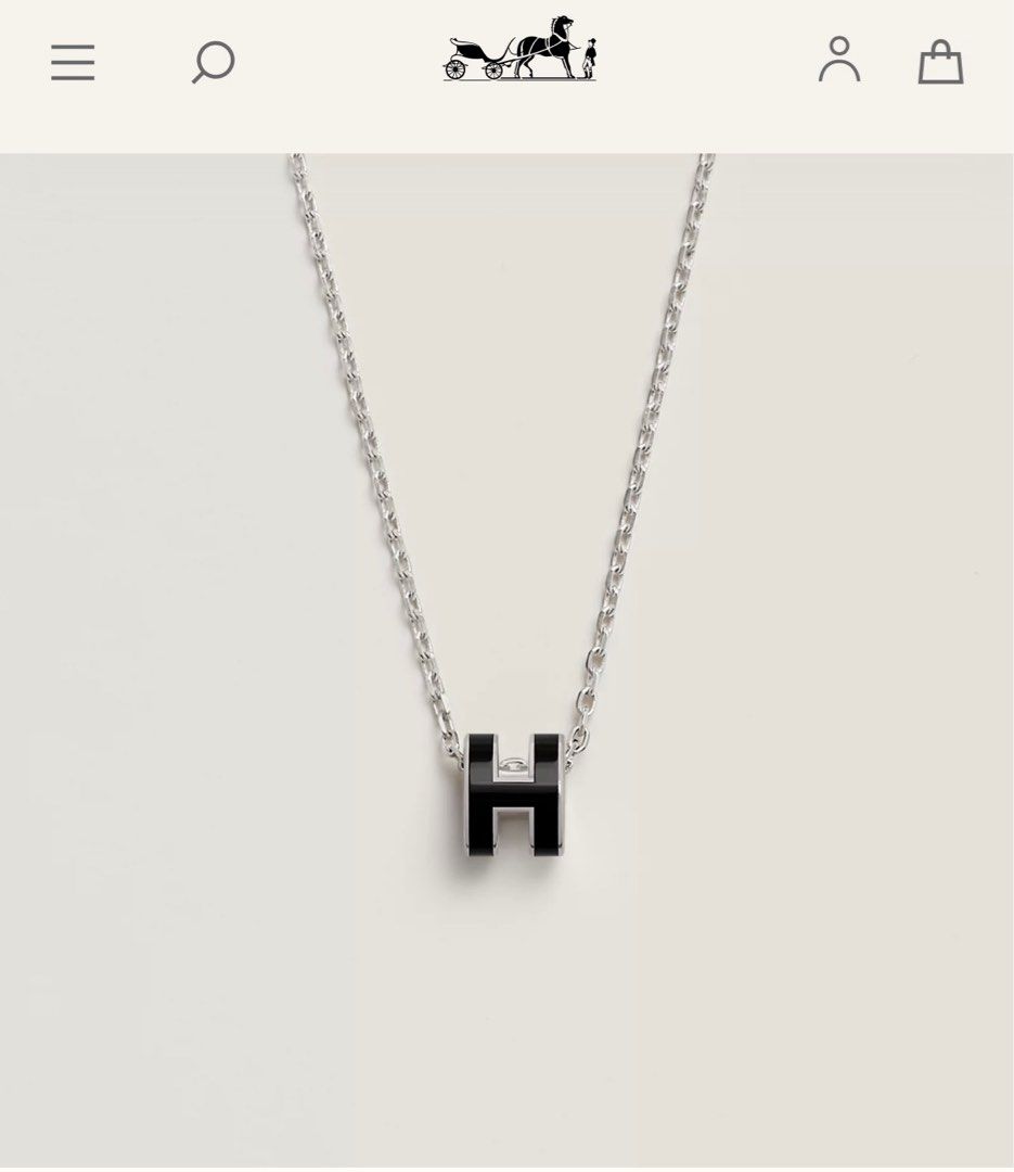 Hermes Mini Pop H necklace, Women's Fashion, Jewelry & Organisers