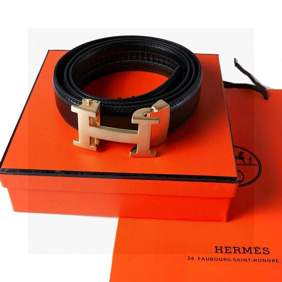 Herm s classic H buckle H head belt fashionable and super trendy