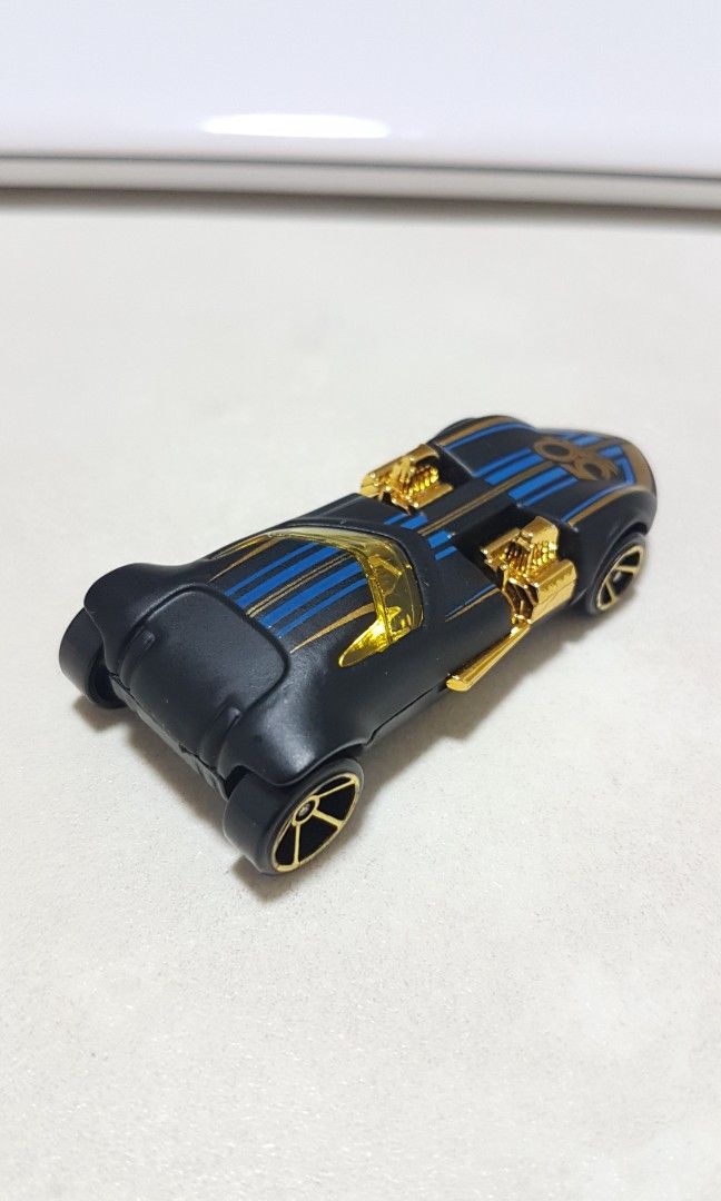 Hot Wheels 50th Anniversary Black Gold Twin Mill, Hobbies Toys