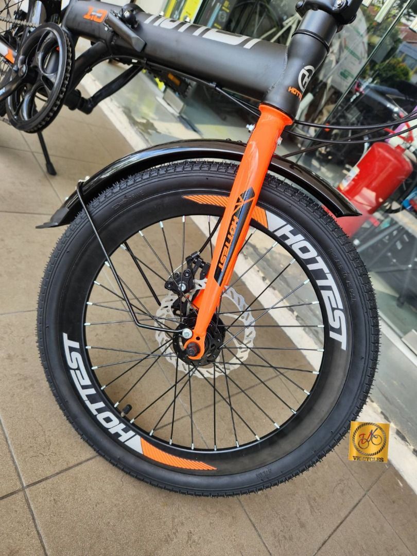 HOTTEST FOLDING BIKE 20 INCH 7SPEED Orange 2042A