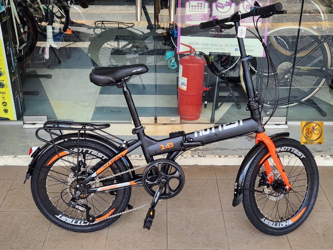 HOTTEST FOLDING BIKE 20 INCH 7SPEED Orange 2042A Sports