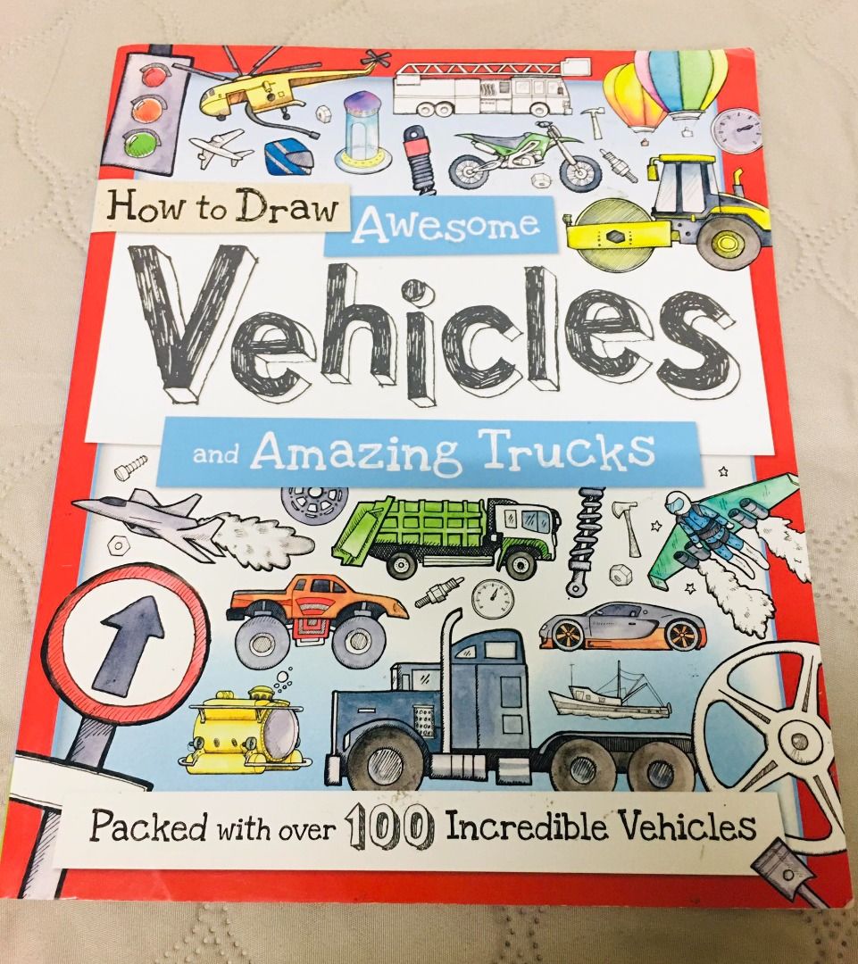 How To Draw Vehicles, 101 Animals, Hobbies &amp; Toys, Books &amp; Magazines ...