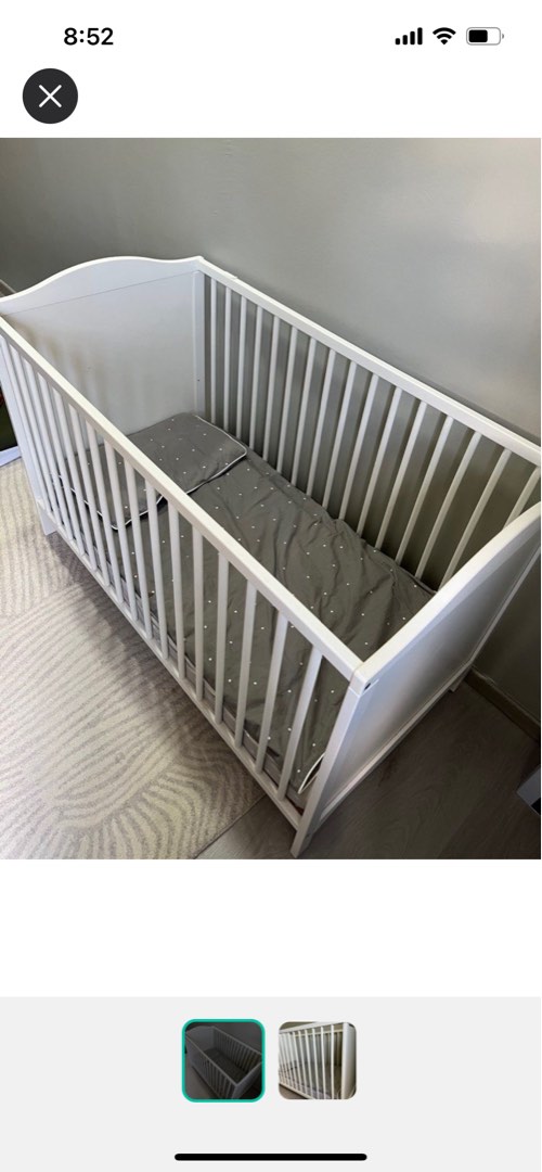 Ikea smagora hot sale cot