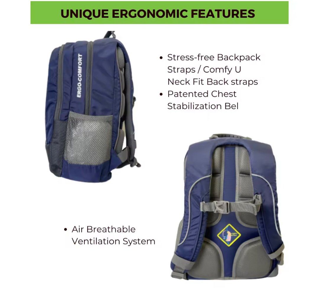 IMPACT Impact Ergo Active Primary School Bag Spinal Support