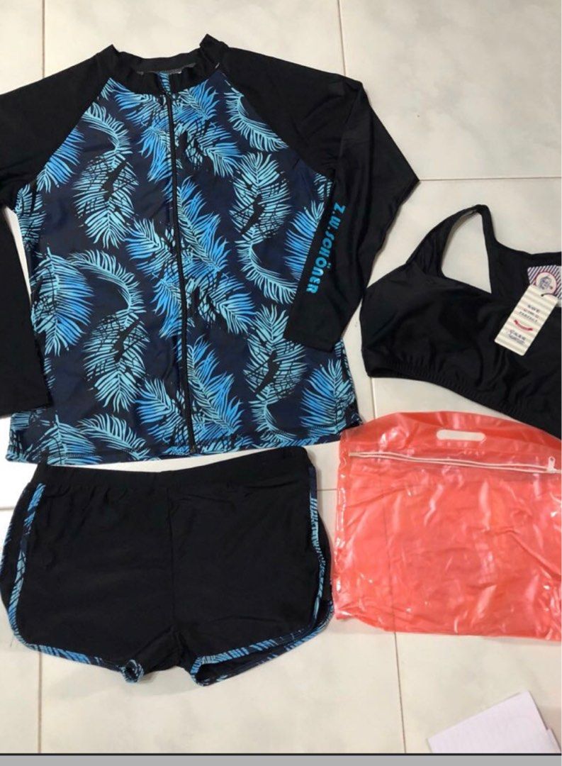 In Stock 💕Korean version of UV Rash Guard, Swimsuit, Swimwear, Beach Wear,  Sport wear, Swimming Costume, Women's Fashion, Swimwear, Rash Guard on  Carousell