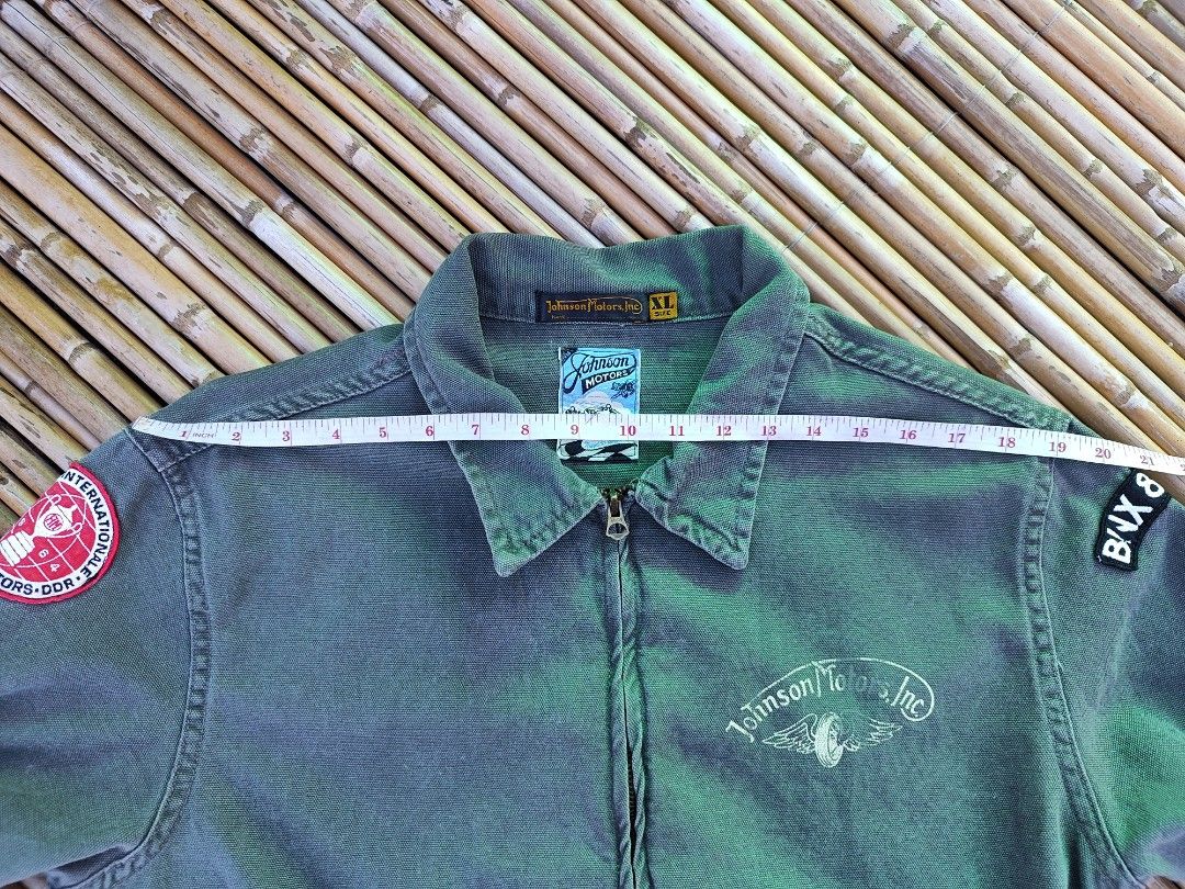 JOHNSON MOTORS Jacket Steve McQueen Green Men s Fashion Coats