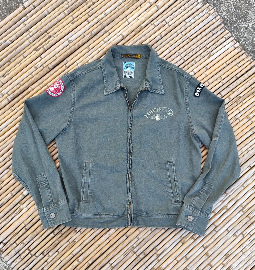 JOHNSON MOTORS Jacket Steve McQueen Green Men s Fashion Coats