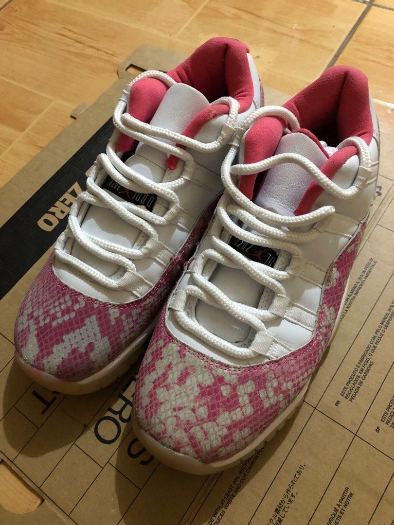 Jordan 11 pink deals snakeskin 2019