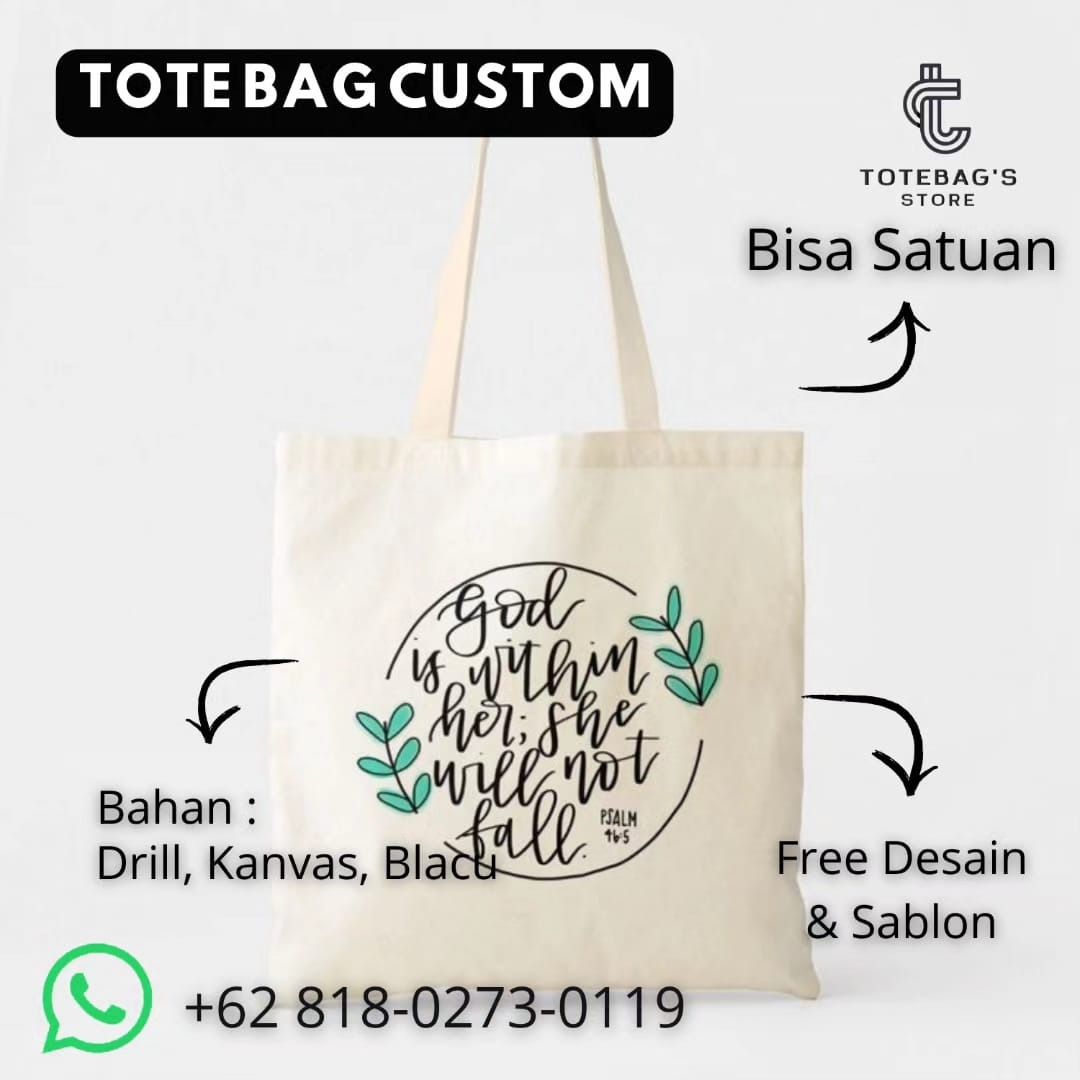 Harga tote bag custom clearance
