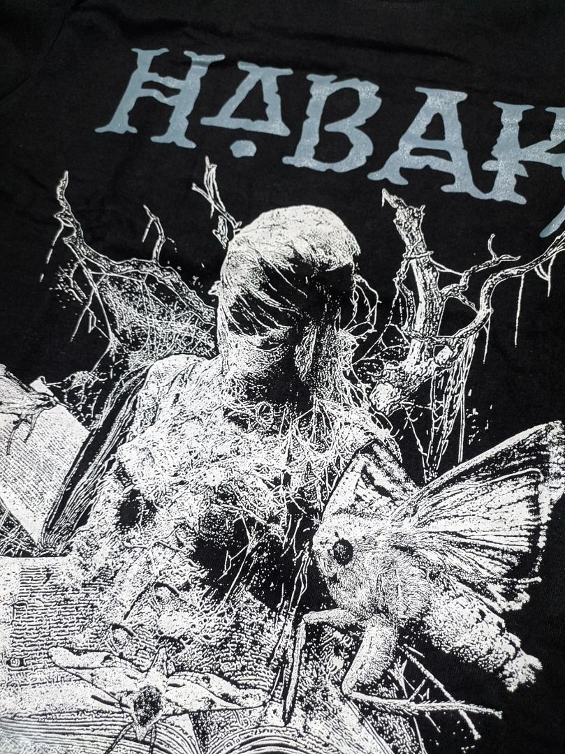 Kaos band lengan panjang Habak Official, Fesyen Pria, Pakaian , Atasan ...