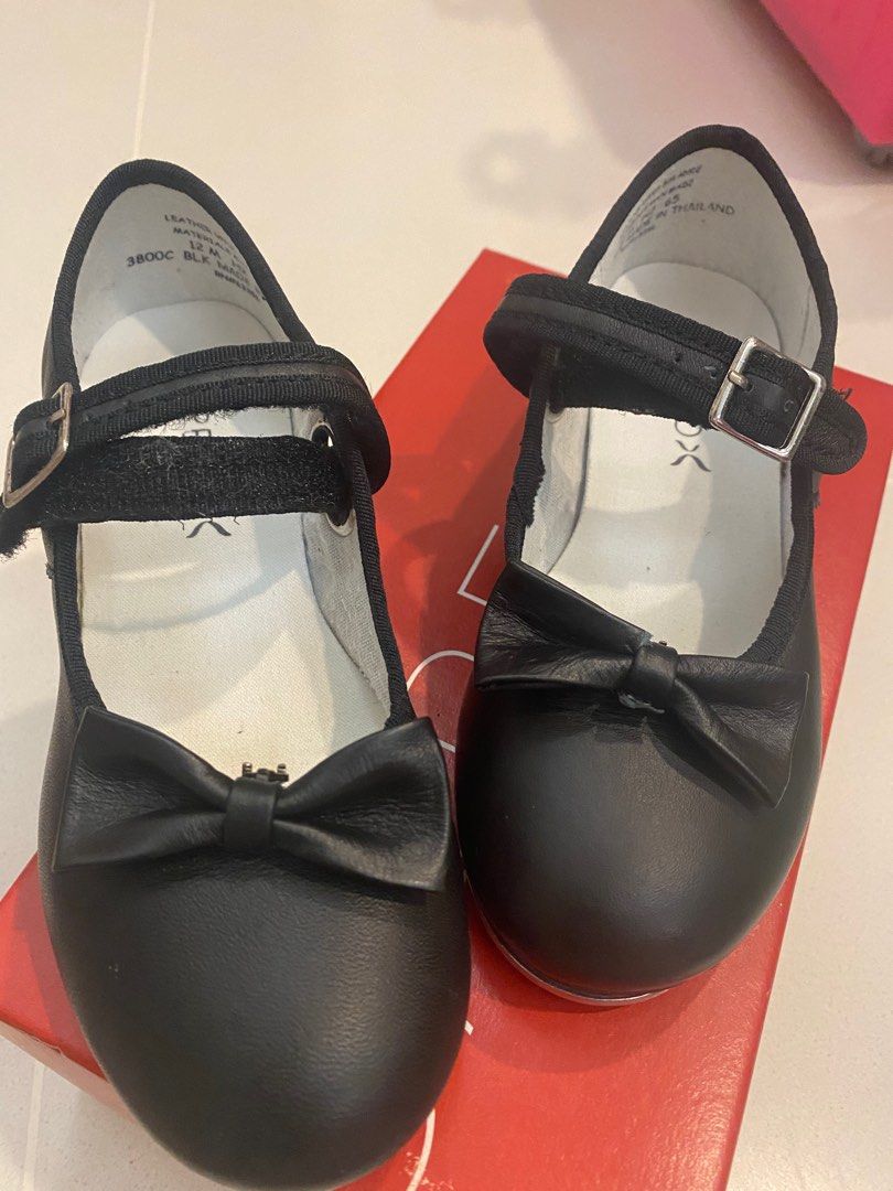 Mary jane style tap shoes top