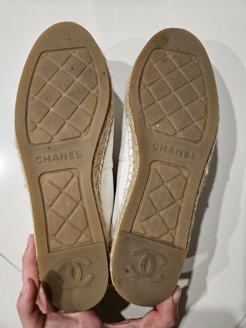 Chanel espadrilles sole hot sale