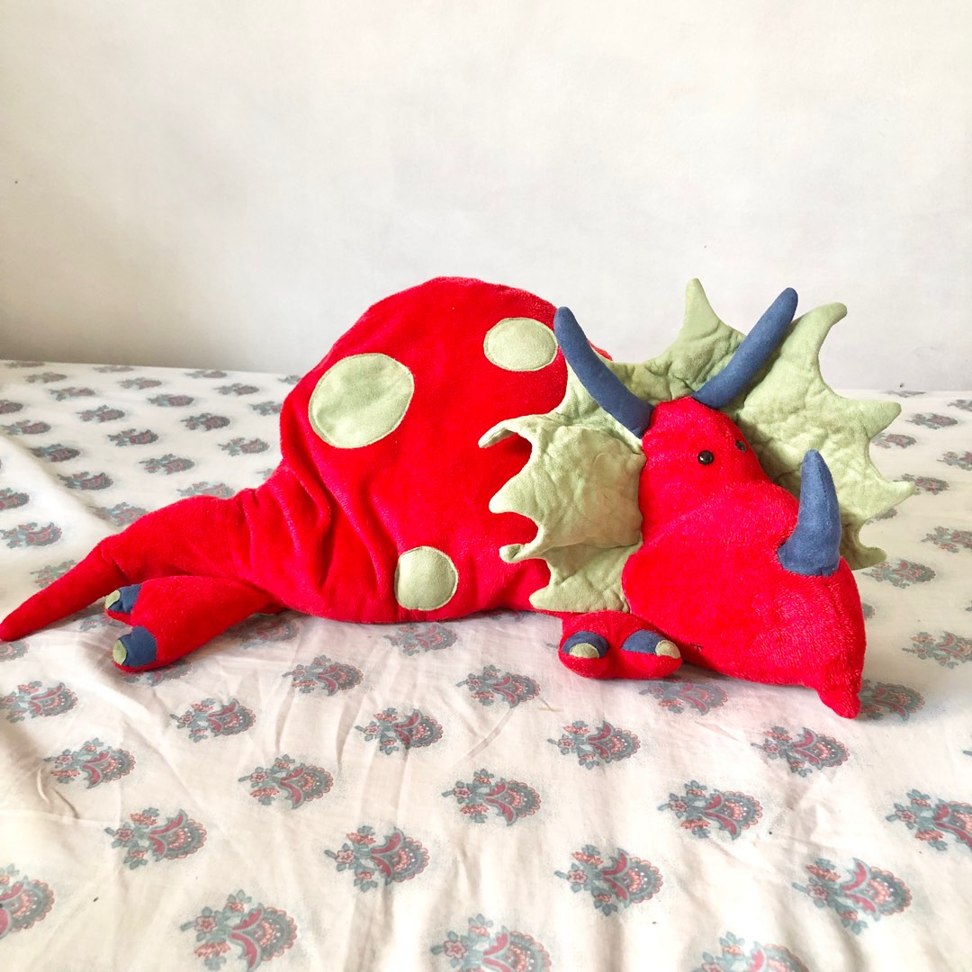 Large jellycat dinosaur pillow, Hobbies & Toys, Toys & Games on Carousell