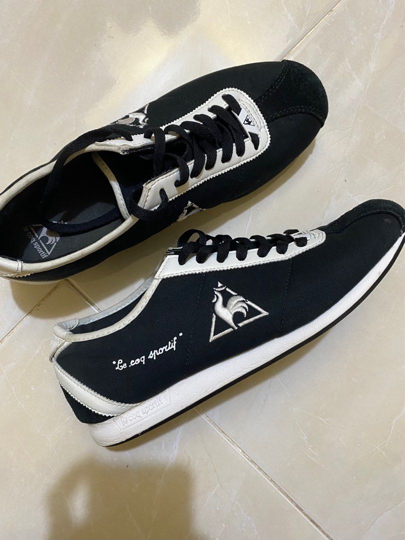 Le coq sportif shoes black women men Men s Fashion Footwear Sneakers on Carousell