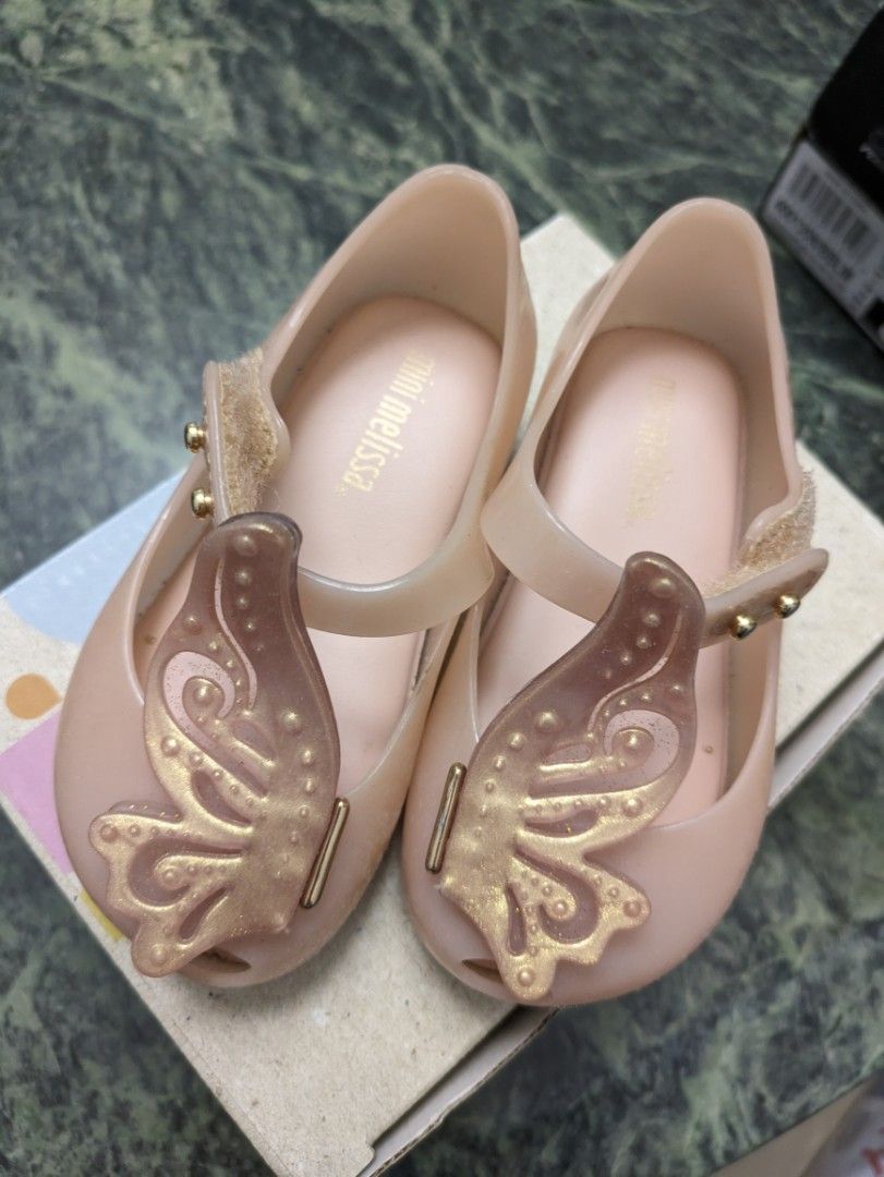 Light metallic pink Eur 21 Melissa kids shoes for sale