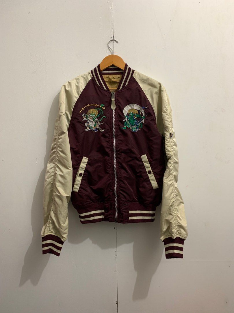 Limited Edition Alpha Industries Sukajan Reversible Jacket Men s