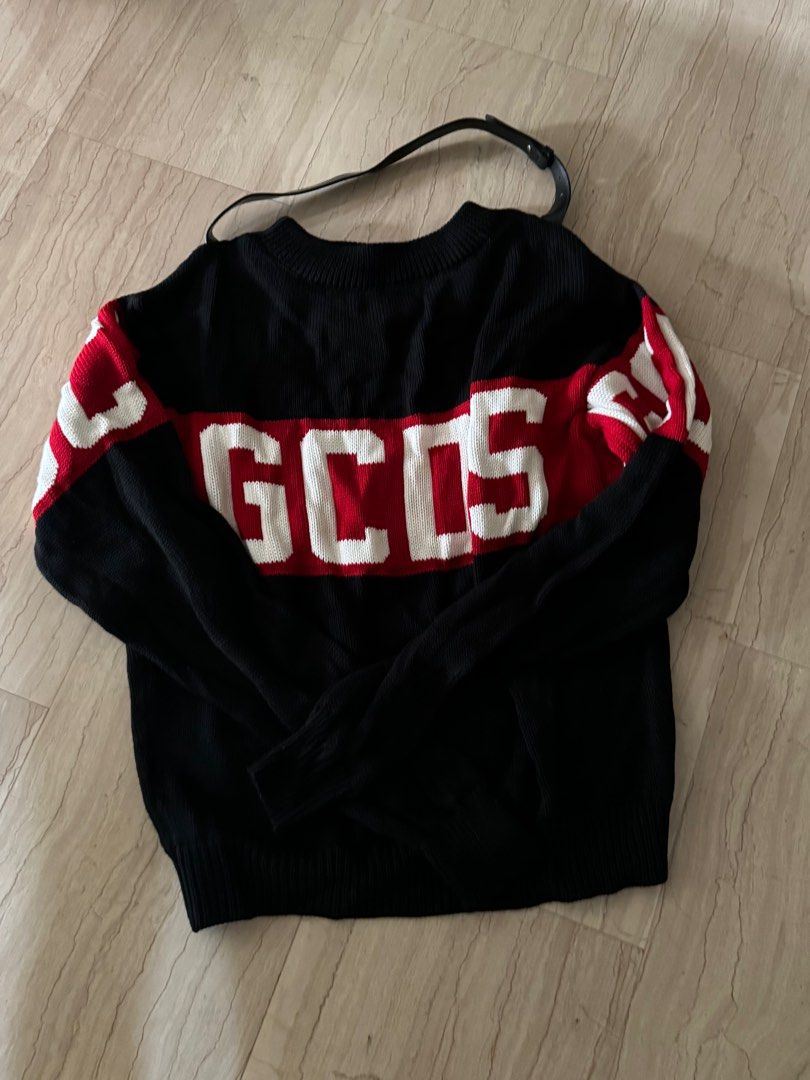 Limited Edition GCDS Logo Sweater Shoulder Bag