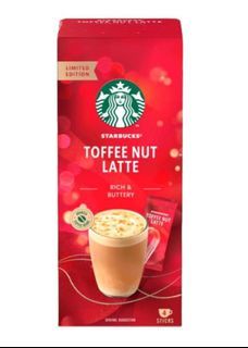 LIMITED EDITION STARBUCKS TOFFEE NUT LATTE