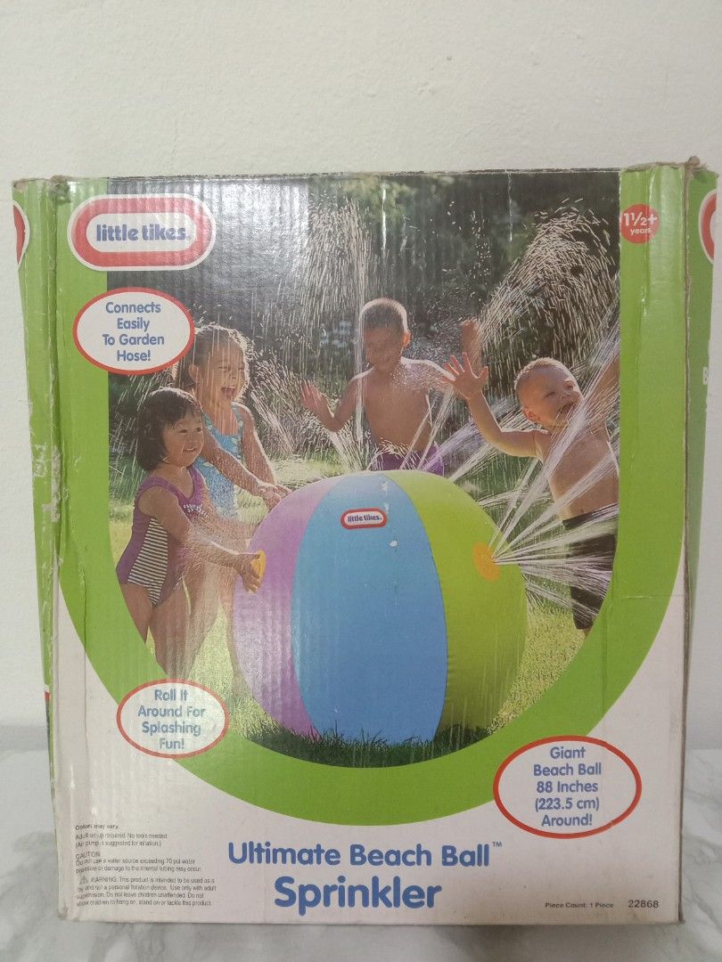 Little tikes beach ball sprinkler hot sale