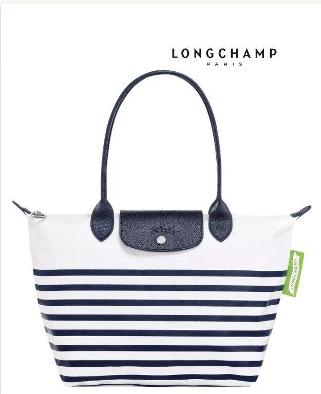 LONGCHAMP Shopper M Le Pliage Mariniere Women s Fashion Bags