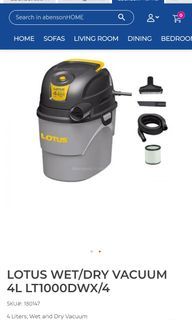 Lotus wet & dry vacuum 4L LT1000DWX/4