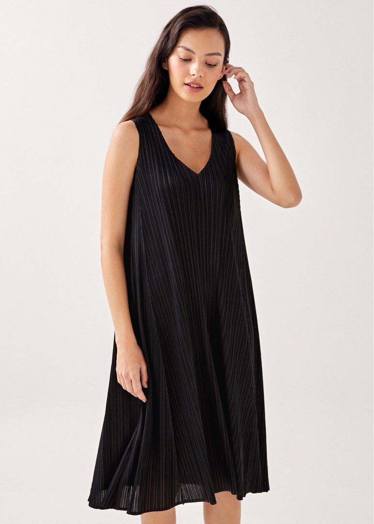 Love Bonito Briella Relaxed Pleated Midi Dress Womens Fashion Dresses And Sets Dresses On 8892