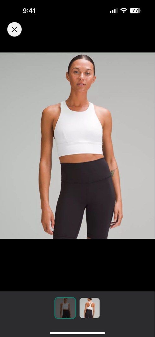 Lululemon Wunder Train Longline Bra, Women's Fashion, Activewear