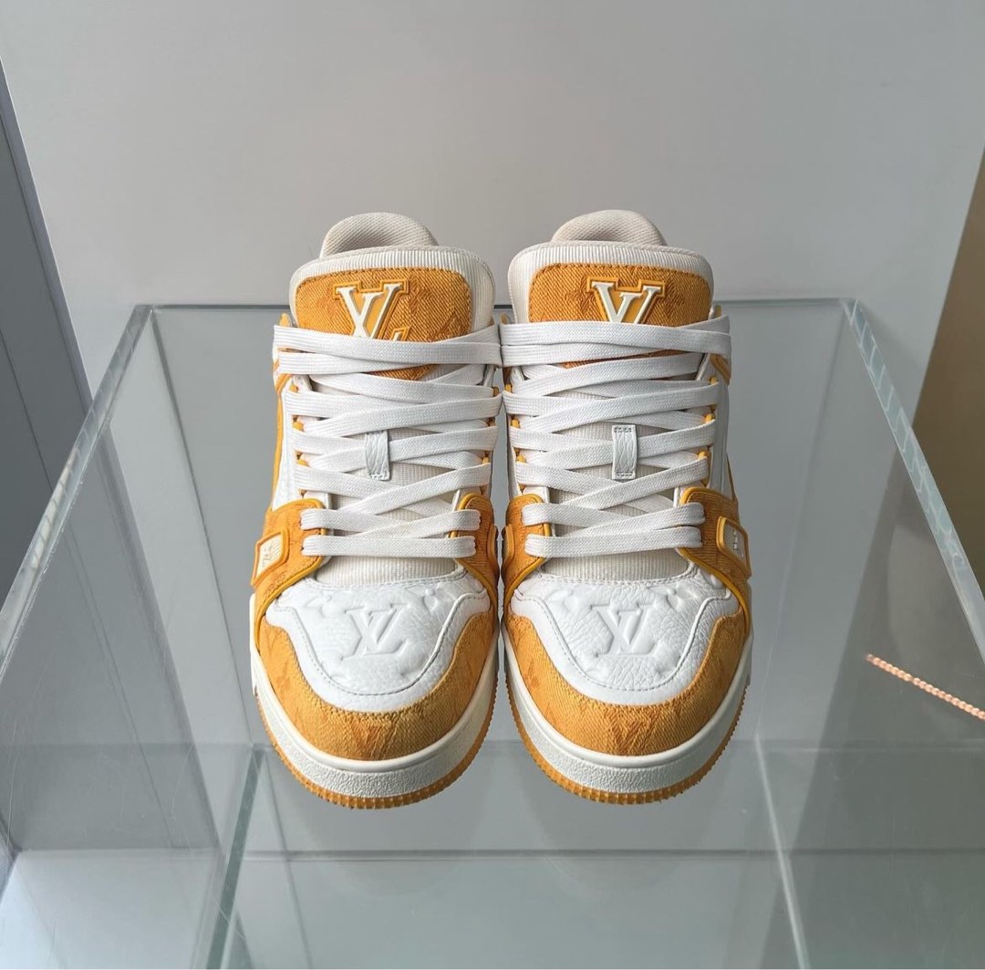 LV Trainers Sneaker Yellow Men s Fashion Footwear Sneakers on