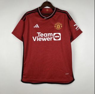 Top Quality 23-24 Player Version MU MAN U Jersey Football Soccer Jersey  T-shirt Tight Fitting Waist Area Home away Third S-2XL