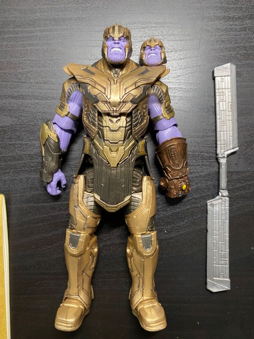 Marvel legends endgame Thanos scale with Mafex shf mezco neca