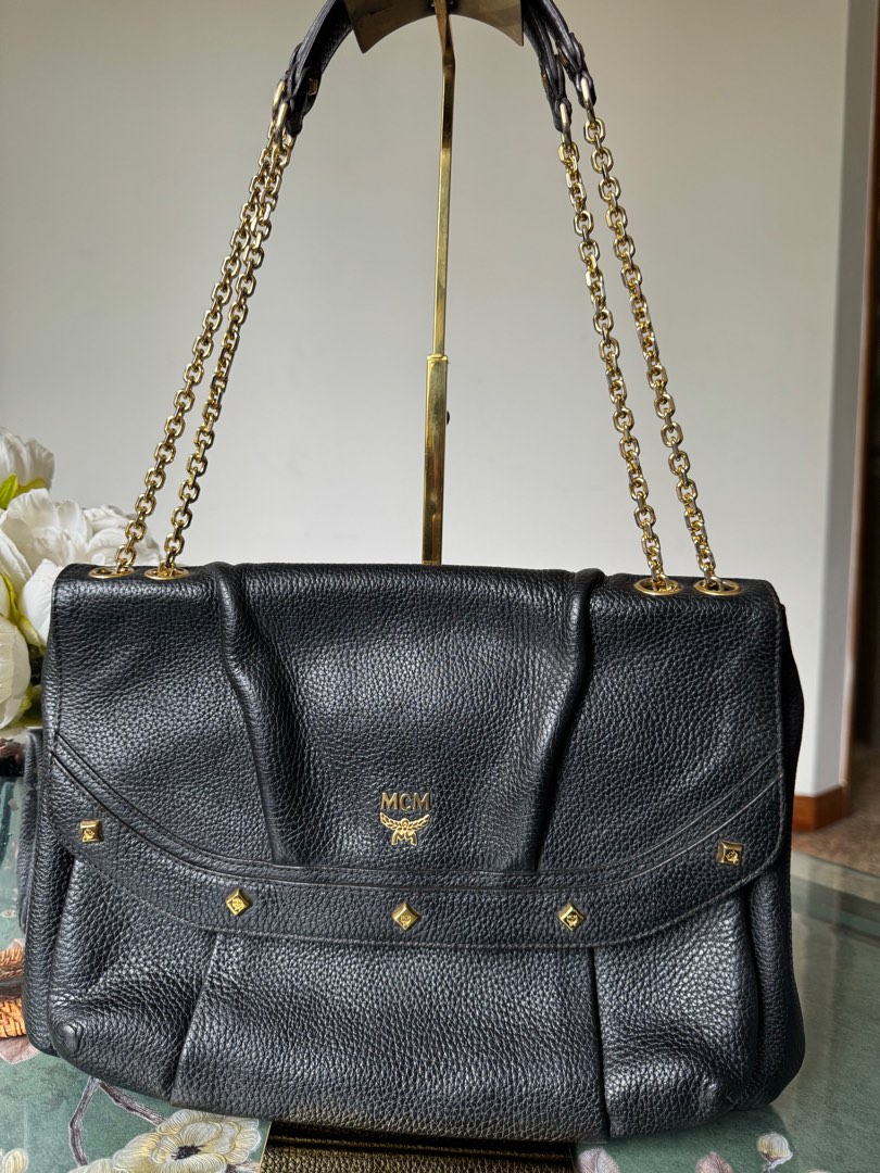 Mcm top chain bag