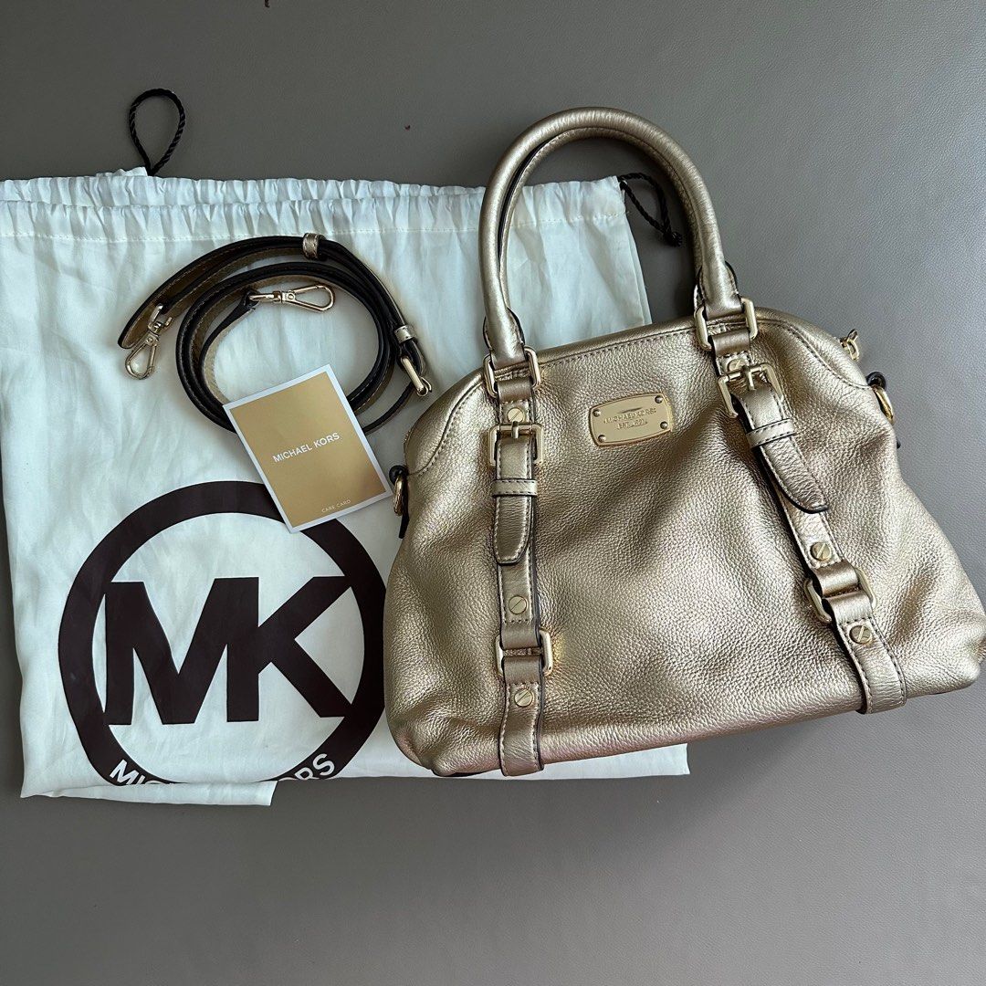 Michael kors online bedford satchel gold