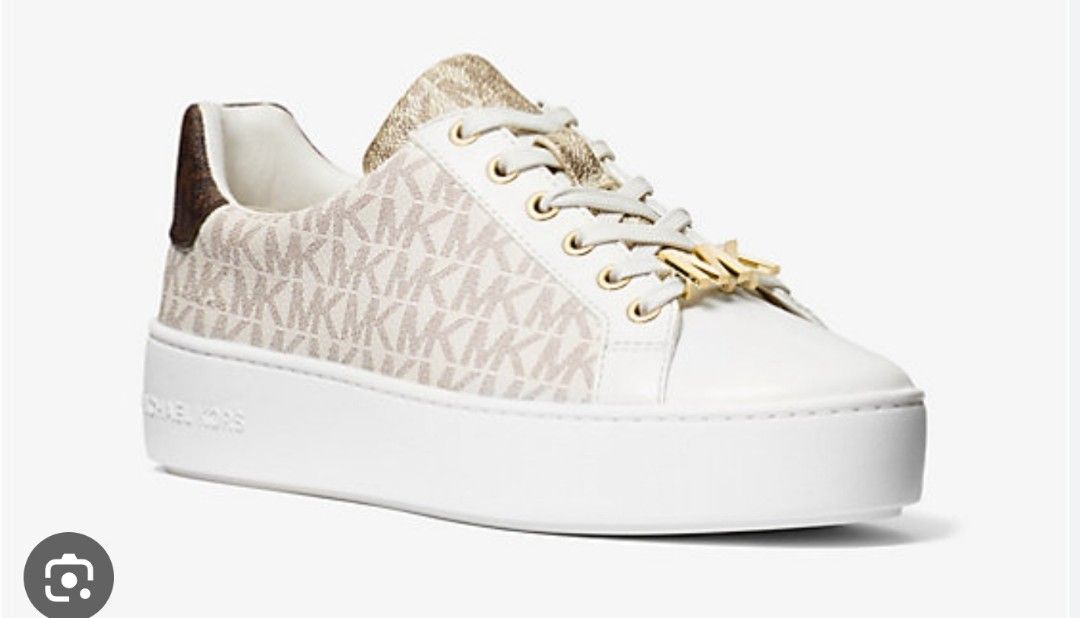Michael kors poppy leather sneaker store