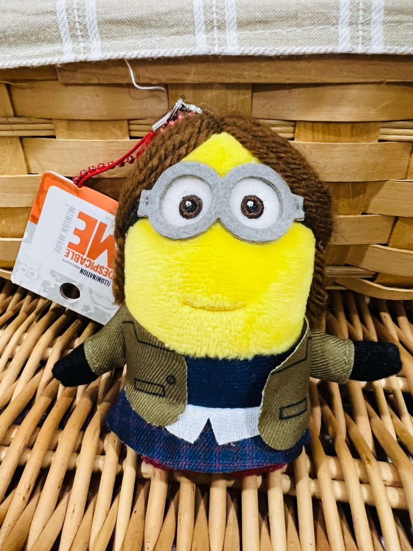 Japan usj Minion plush Keychain